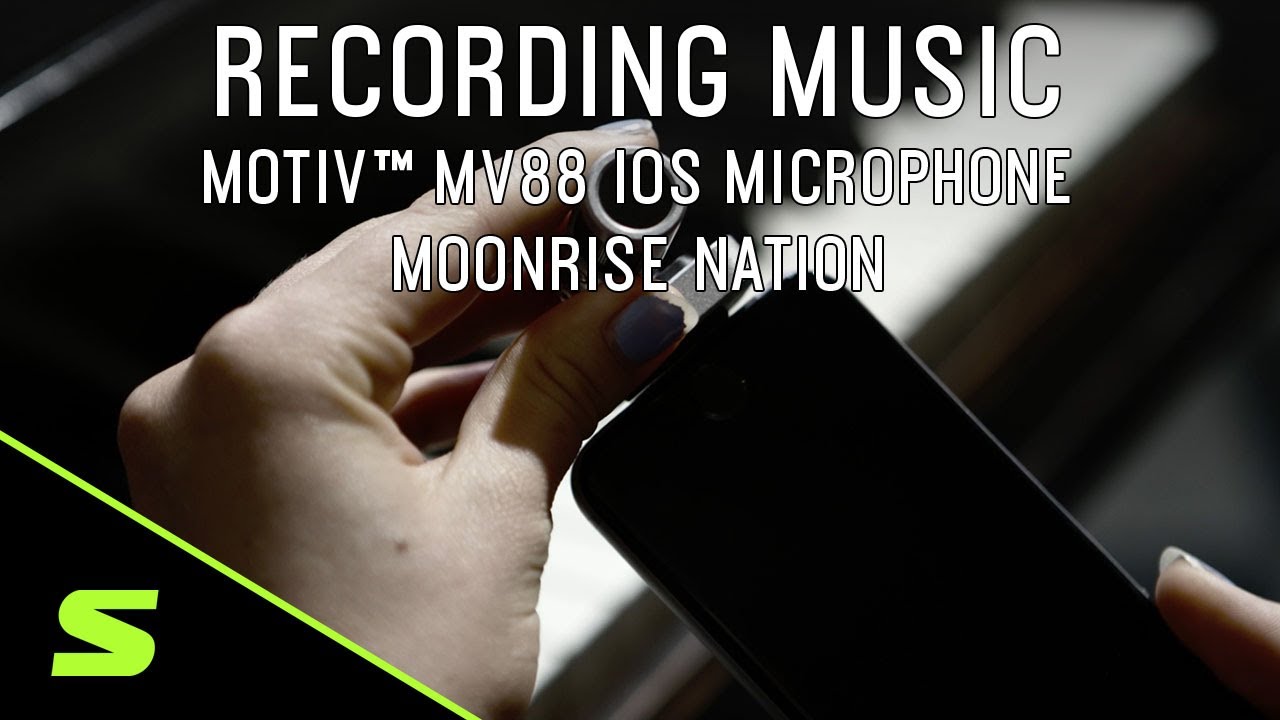 Recording Music with Shure MOTIV™ MV88 iOS Microphone - Moonrise Nation