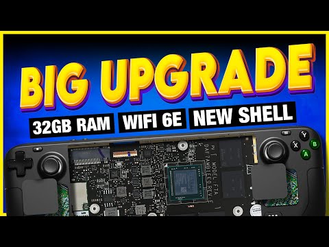 Steam Deck Modder UPGRADES EVERYTHING - 32GB RAM, New Wifi Card and more!