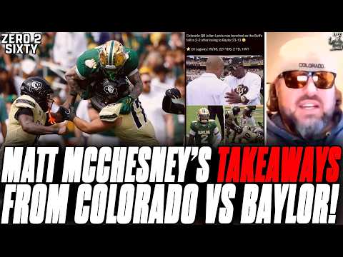Matt McChesney's TAKEAWAYS From Colorado's LOSS vs. Baylor!