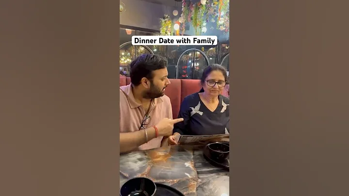 Fun Dinner Date with Family #trending #shorts #ytshorts #viral #comedy #couples #mrnmrstiwari