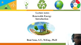 Pendahuluan energi terbarukan (introduction of renewable energy)