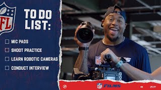 Steve Smith Learns How Hard Knocks is Created! | NFL Most Interesting Jobs