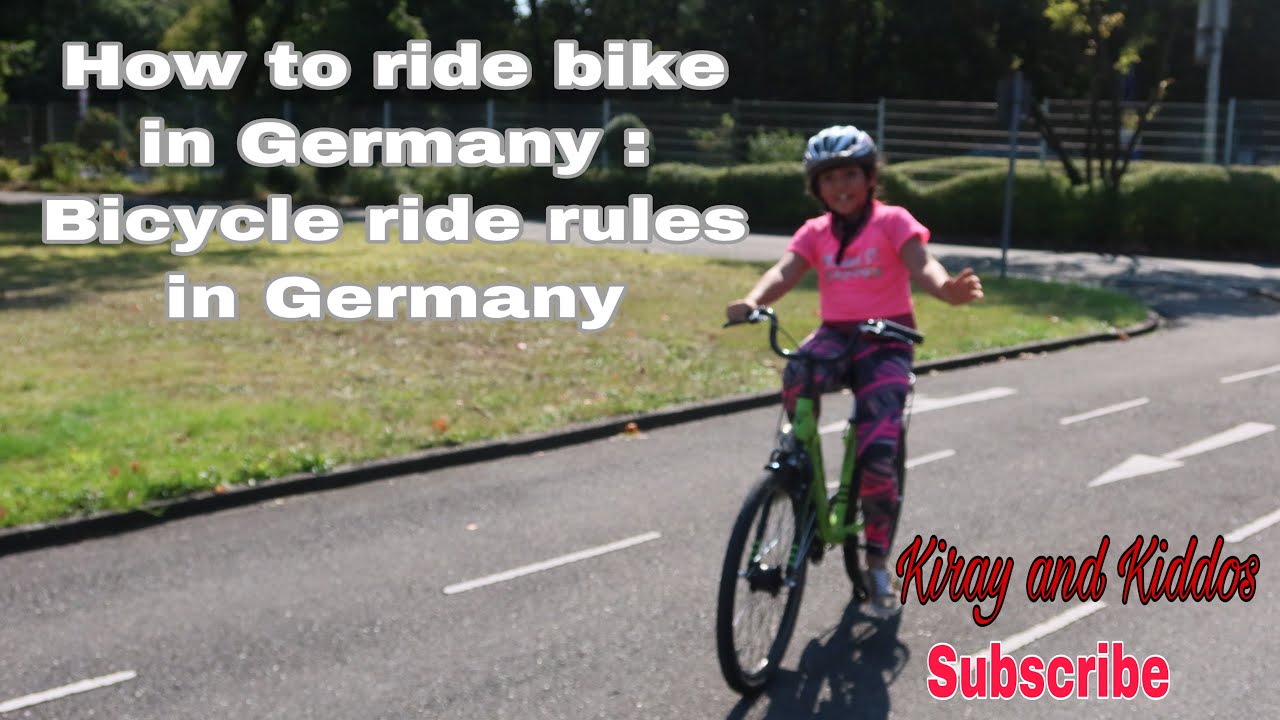 Vlog108 How to ride bike in Germany Bicycle ride rules in Germany