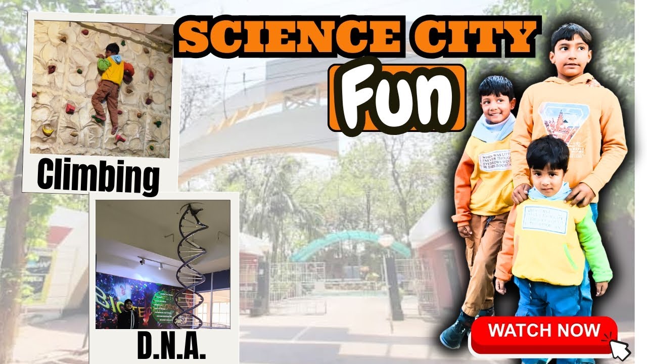 SCIENCE CITY VLOG || KIDS FUN, CLIMBING AND D.N.A. EXPERIMENT || FAMILY OUTING || DANIYAL VLOGS