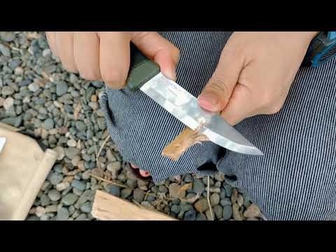 【キャンプ】知識ゼロでフェザースティックを作る