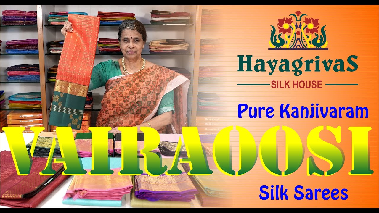 Stunning #vairaoosi #kanjivarams that speaks for itself | #hayagrivas #tnagar #onlineshopping