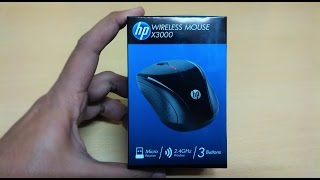 HP X3000 Wireless Mouse (H2C22AA) UNBOXING | REVIEW