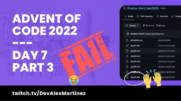 [LIVE STREAM] Advent of Code 2022 day 7 🥹 (Part 3) #fail with DataWeave