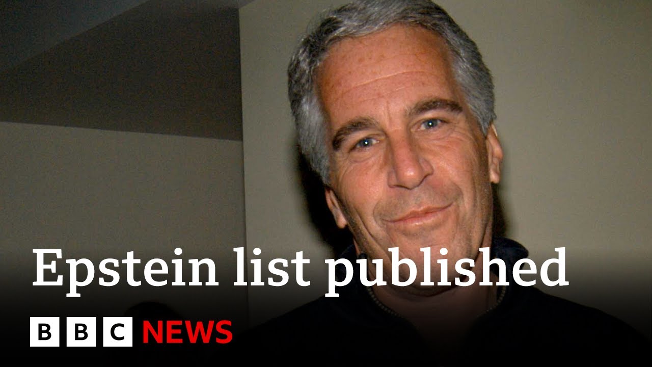 Jeffrey Epstein: List of names in court files released – BBC News