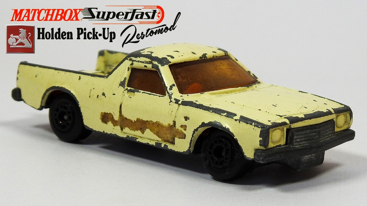 Пикап Matchbox Holden | Снова в черном | Реставрация
