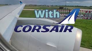 A330neo Corsair international take off from paris orly