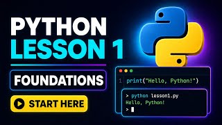 Python Foundations: Setup, First Programs, and Clean Code