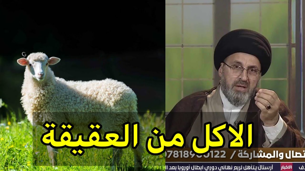 متصلة هل يجوز الاكل من العقيقة / سيد رشيد الحسيني