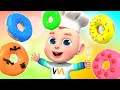 Learn Colors With Donuts | Colors Song for Kids | Nursery Rhymes for Kids | Rosoo Sing &amp; Learn