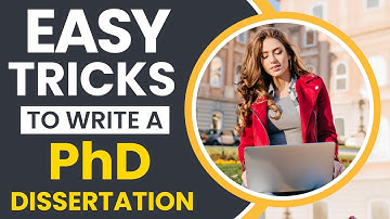 How To Write A Dissertation | Easy Tricks To Write A PhD Dissertation In 1 Month