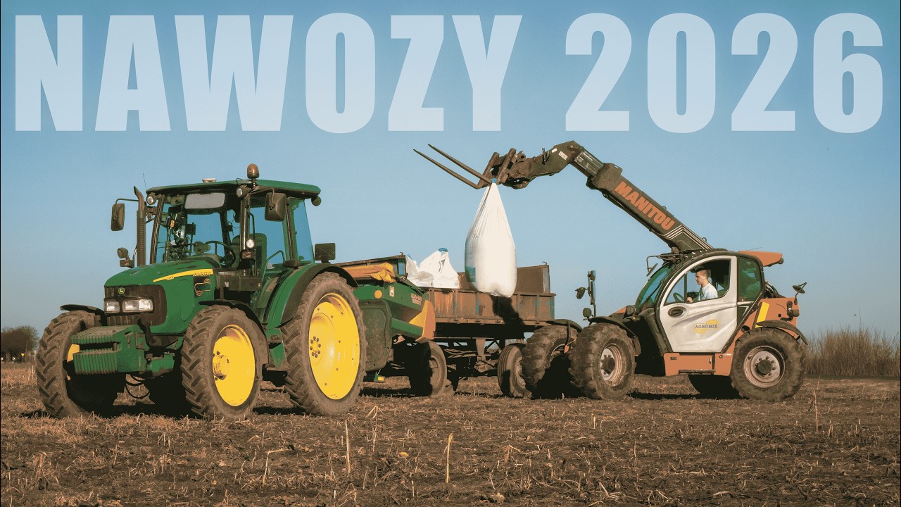 ROZPOCZĘCIE SEZONU 2026 | NAWOZY | JOHN DEERE & AMAZONE