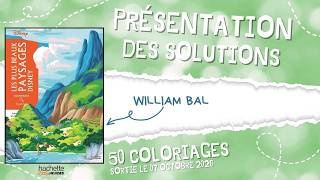 Les plus beaux paysages Disney - Coloriages Mystères - Hachette Heroes - SOLUTIONS Les plus beaux paysages Disney - Coloriages Mystères - Hachette Heroes - SOLUTIONS