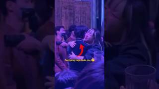 Taehyung hugs Bada Lee 🤗 #btsnews #loveyourw #taehyung #badalee #loveyourw2025
