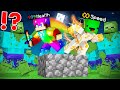 1000 MUTANT ZOMBIES vs GODSPEED and RAINBOW Armor JJ and Mikey in Minecraft - Maizen