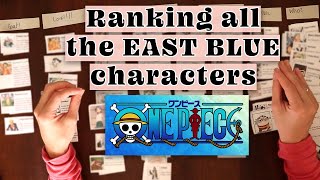 Tier ranking all of the EAST BLUE (and, on accident, a few extra) characters in One Piece