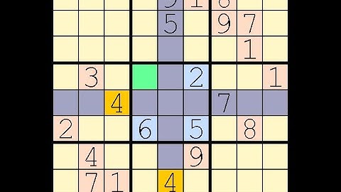 How to Solve Washington Times Sudoku Difficult  20 May, 2024