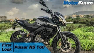 Pulsar 160 NS - First Look & Walkaround | MotorBeam