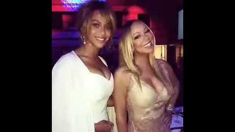 Beyonce met Mariah Carey 😱😍
