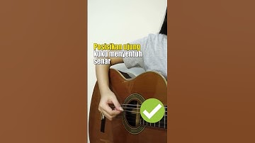 Cara Genjreng Gitar Dengan Jari