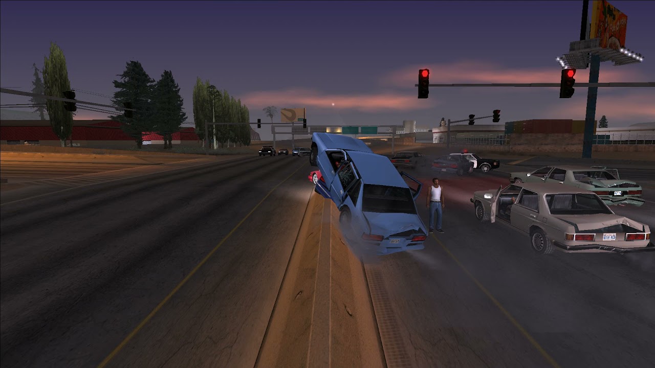 30 Minutes of Las Venturas Highway Traffic