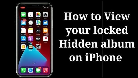 How to View your Locked Hidden album on iPhone | Apple