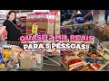 Compras do ms no assa atacadista deu dois carrinhos de tanta coisa que compramos