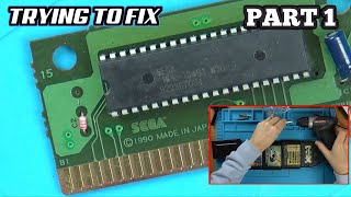 Trying to FIX a Bunch of SEGA MEGA DRIVE (Genesis) Games  PART 1