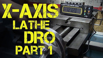 Installing new X Axis DRO on the Mini Mill Lathe