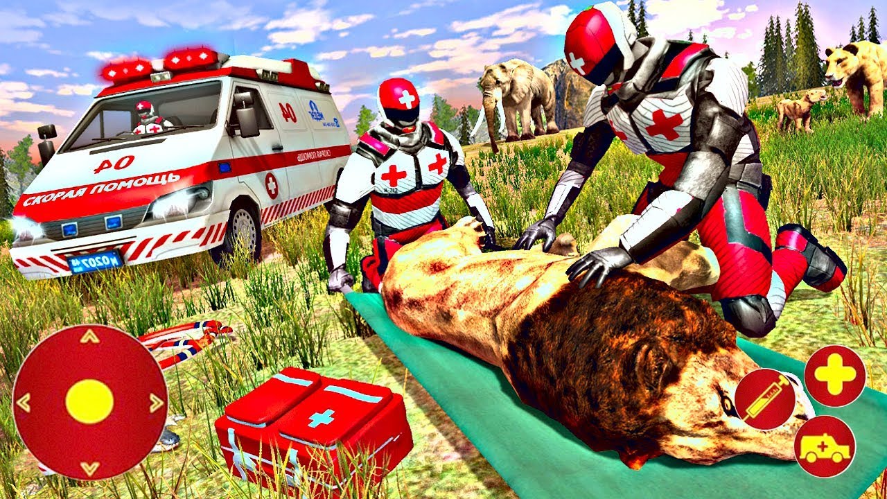 Doctor Robot Animals Rescue - Ambulance Simulator Game | Android Gameplay