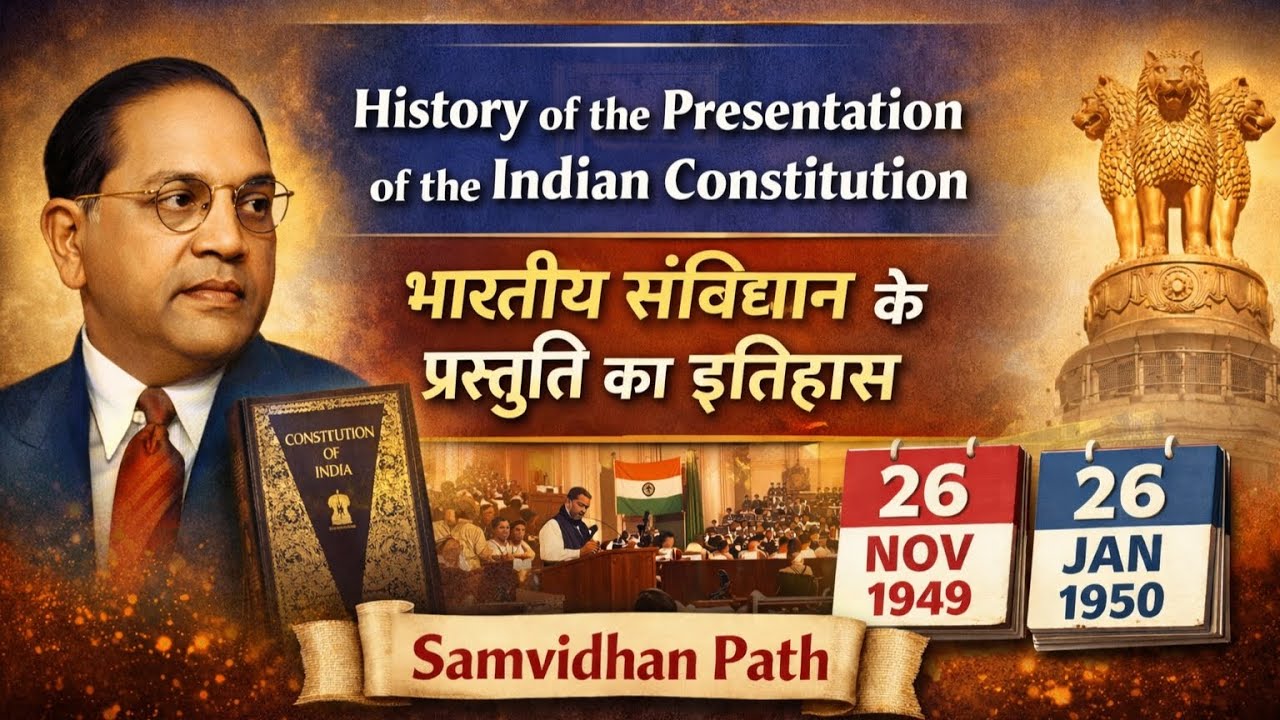 भारतीय संविधान के प्रस्तुति का इतिहास | History of the Presentation of the Indian Constitution 