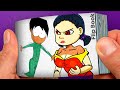パラパラマンガイカゲーム-予期せぬ結末💩イカゲーム人形を倒す方法（アニメーション）