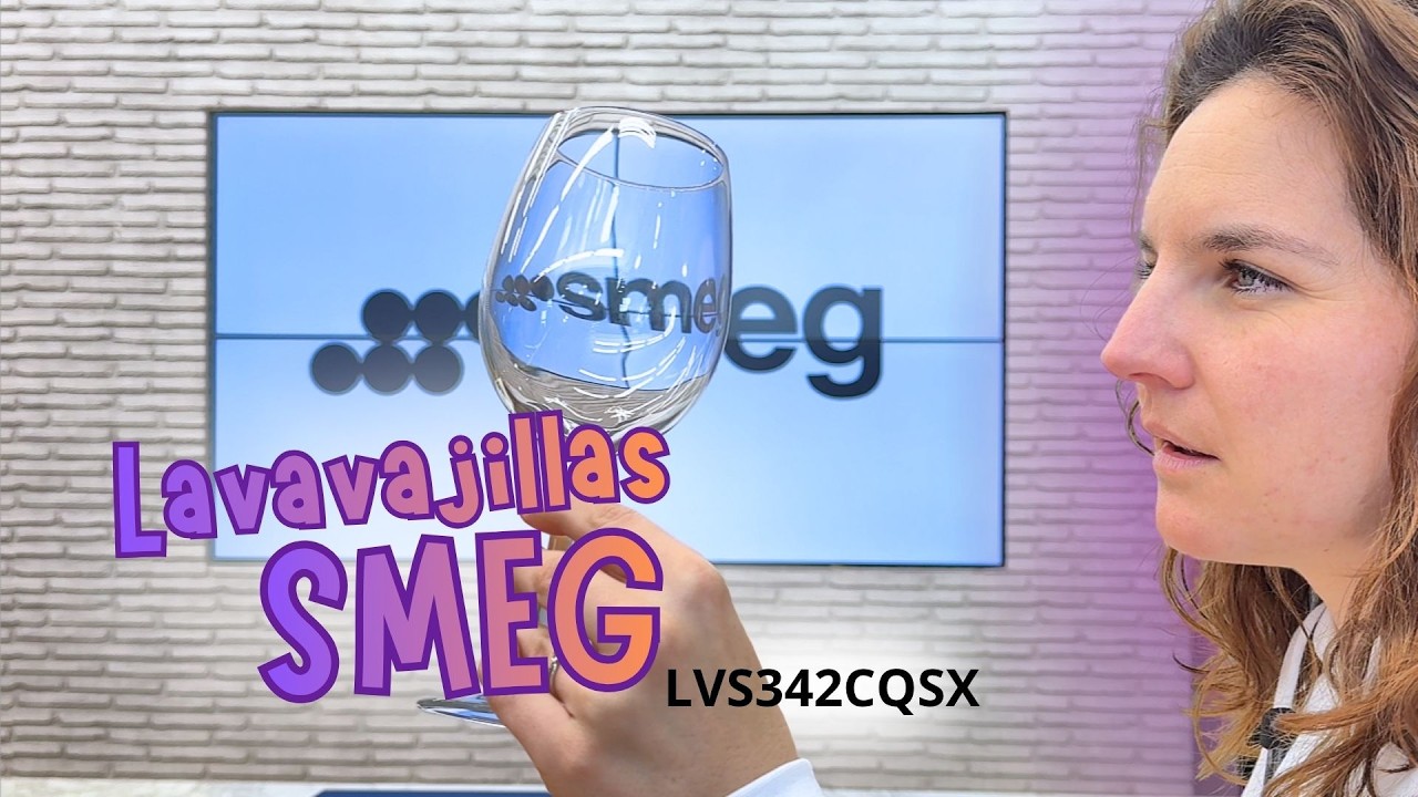 🍴 Smeg LVS342CQSX | Lavavajillas 14 servicios con Dry Assist y tapa desmontable