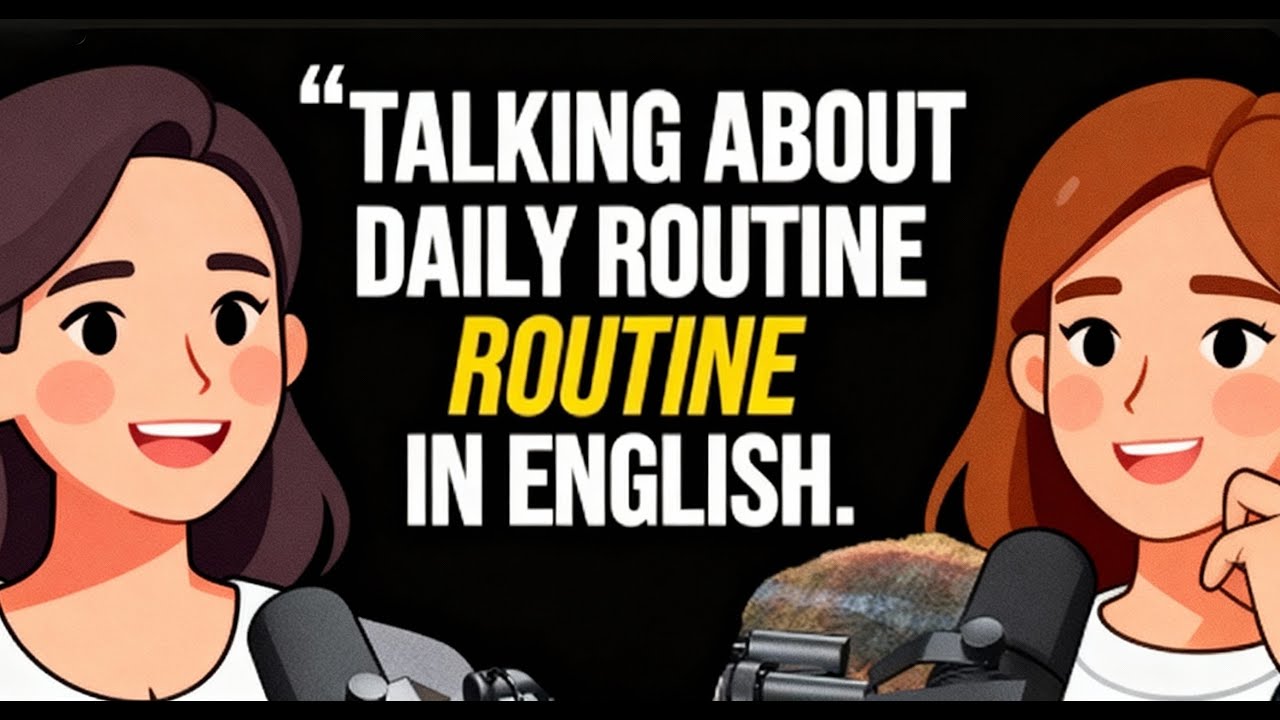 Talking About Daily Routine in English | Easy Conversation for ...