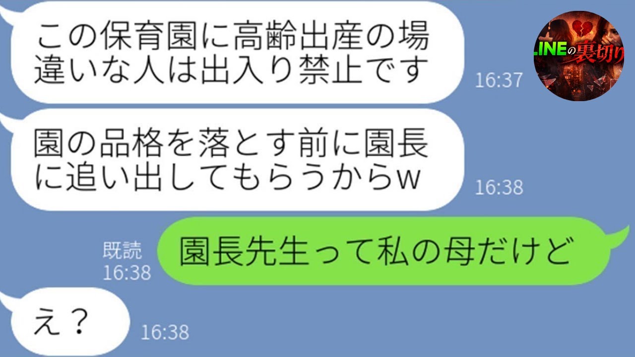 【LINE】年齢を理由に私を見下し懇親会から追い出したママ友「ババアは邪魔w」→調子に乗るマウント女に“ある真実”を突きつけた末路が痛快すぎたwww【スカッとする話／総集編】