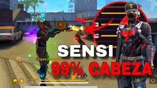 Sensibilidad Secreta 2025 99% Cabeza Todo Rojo Botón De Disparo En Free Fire