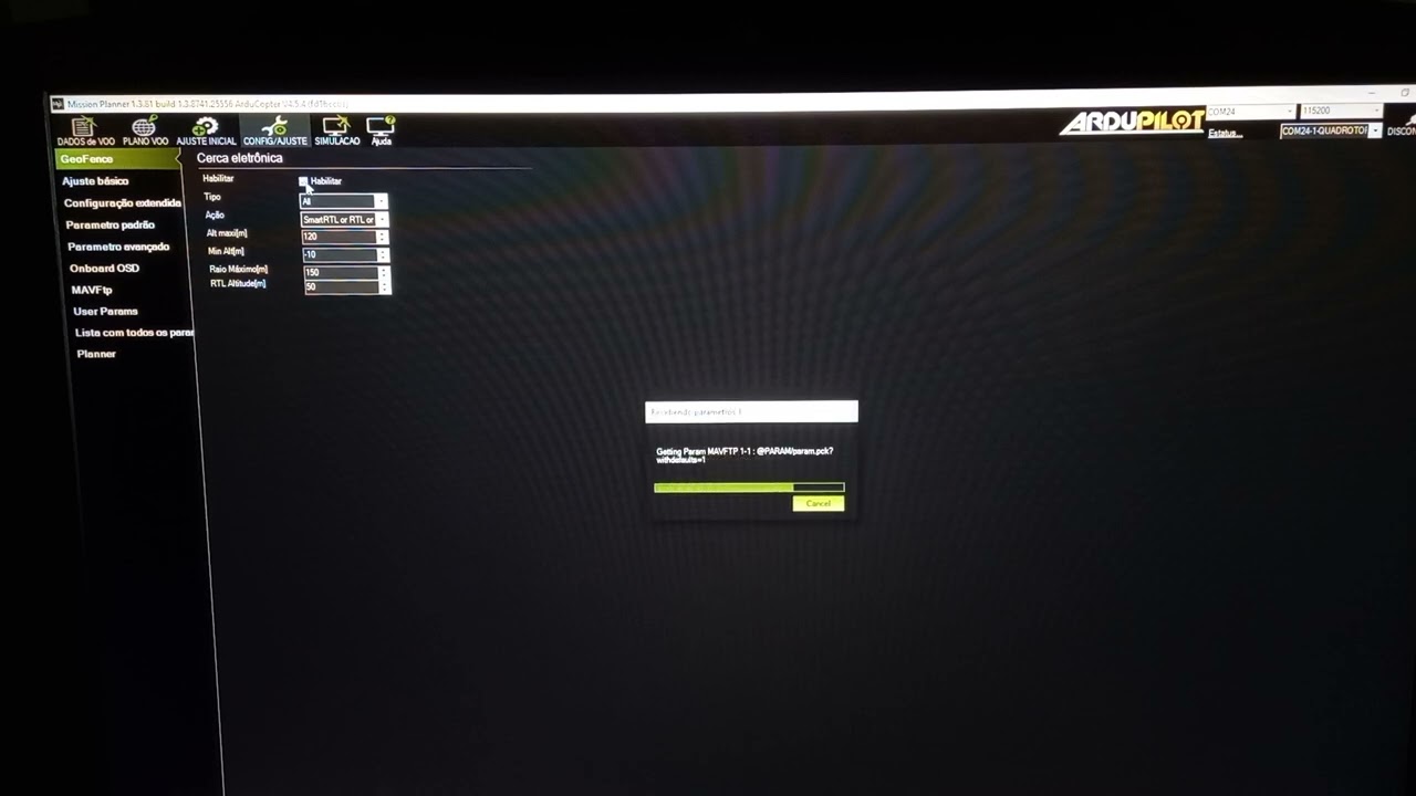 ARDUPILOT BRASIL 🇧🇷 🛸 PARTE 09 GEOFENCE