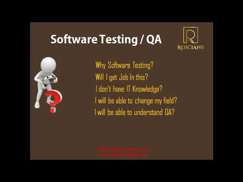 Capa de SOFTWARE TESTING TRAINING/QA TRAINING ON LIVE PROJECTS| ROICIANS
