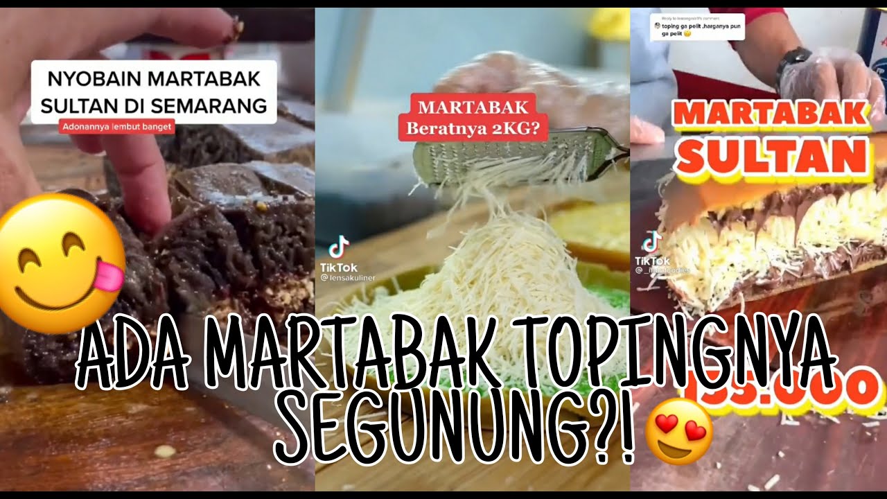 KUMPULAN TIKTOK MARTABAK SULTAN🙀😱||TOPINGNYA BIKIN NGILER