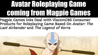 Avatar Roleplaying Game coming from Magpie Games
