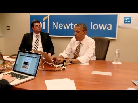 Video: Obama Veido Vēsturi Ar Twitter Ziņojumu