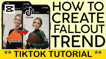 How to Create FallOut Video Trend | Fall out ai filter | fall out character Tiktok 2024
