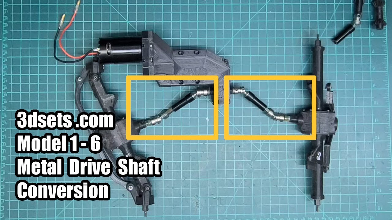 model 16 Metal drive shaft conversion YouTube