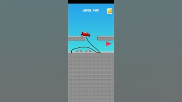 Draw Bridge puzzle level 1401 #game #gameplay #games #gaming #drawing #trending #draw #shorts #short