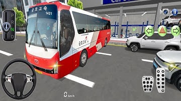 New Kumho Buslines bus Ready For Parking And Free Repairing - 3D Driving Class - Android Gameplay
