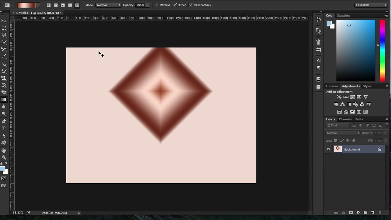 Professional Use of Gradient Tool in Urdu and Hindi - YouTube